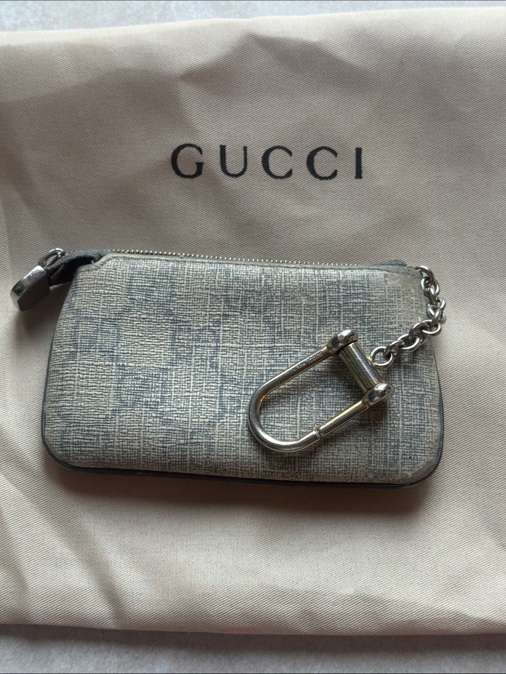 Gucci Guccissima Zip Around Coin Purse Wallet